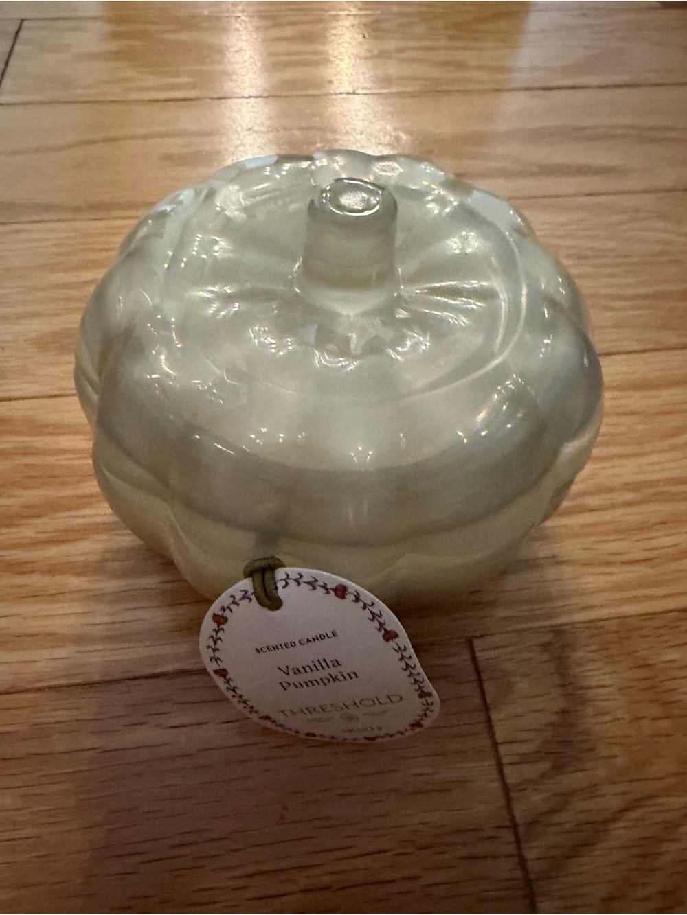 Threshold Cream Ceramic Pumpkin Scented Candle